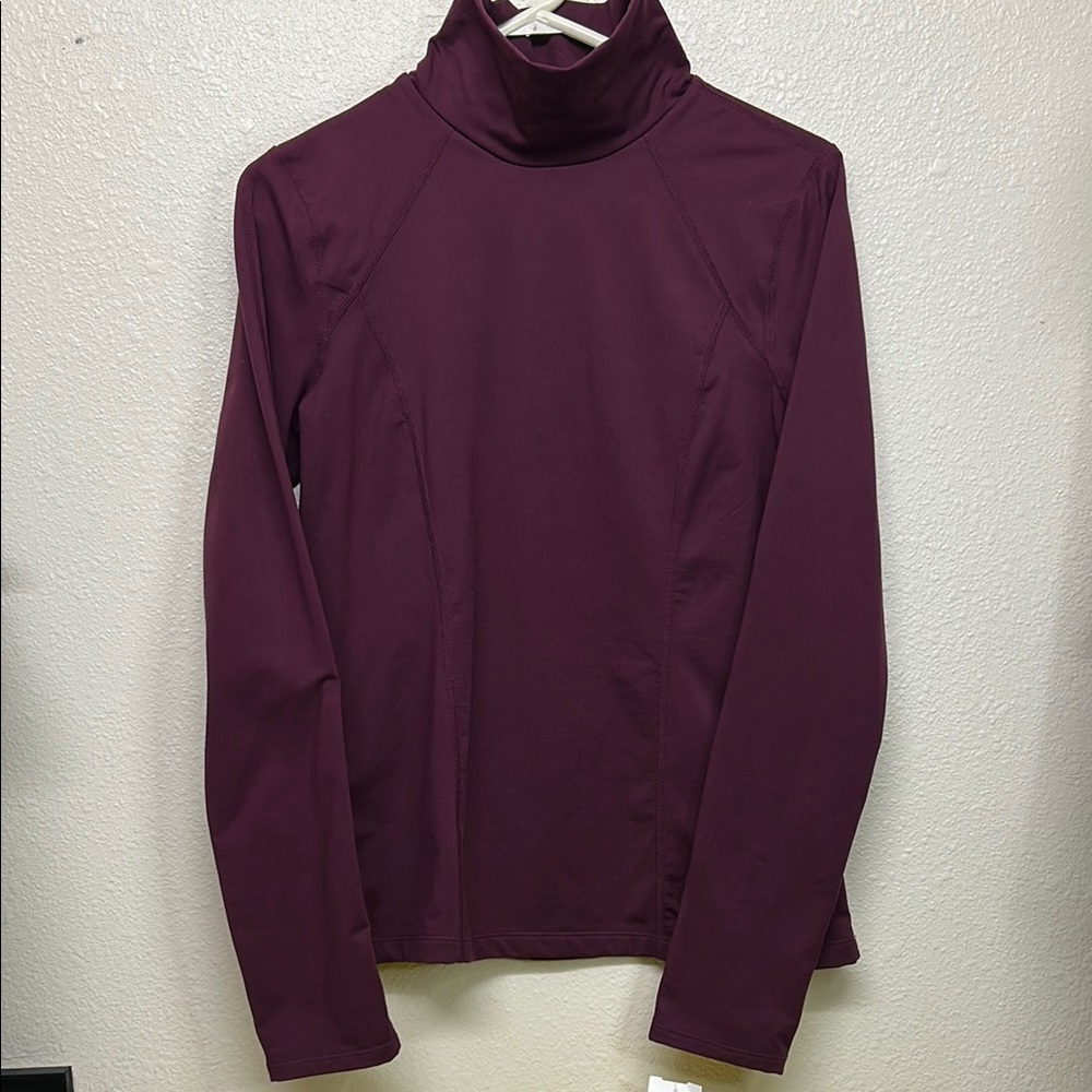Zella Women's Burgundy Long Sleeve Top